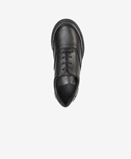 Kadın Siyah Hakiki Deri Comfort Ayakkabı