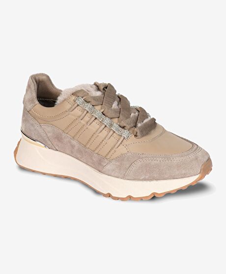 Kadın Vizon Hakiki Deri Spor Ayakkabı