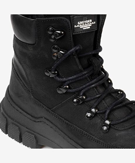 Kadın Siyah Hakiki Deri Casual Bot