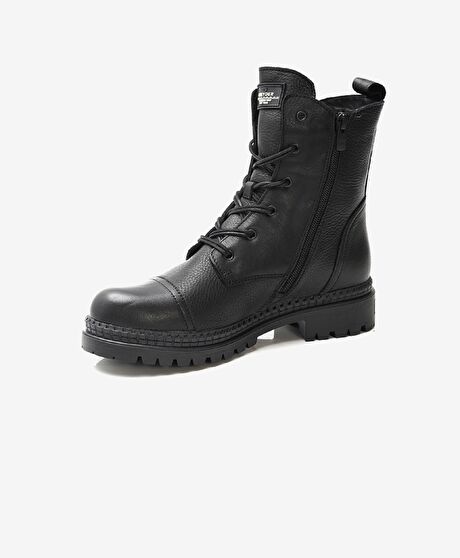 Kadın Siyah Hakiki Deri Casual Bot