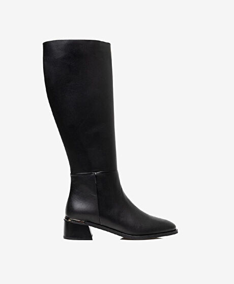 Kadın Siyah Hakiki Deri Çizme