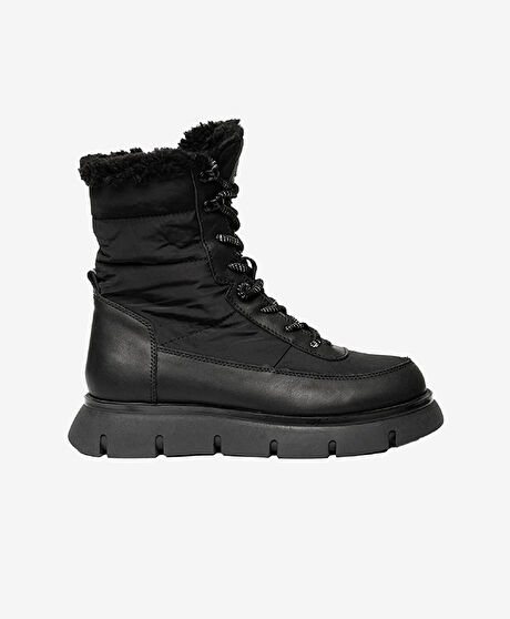 Kadın Siyah Hakiki Deri Casual Bot