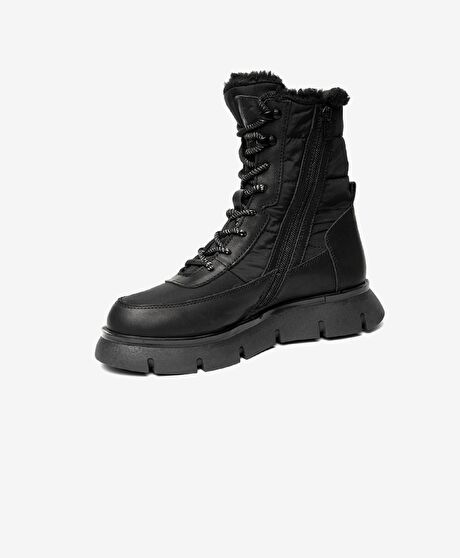 Kadın Siyah Hakiki Deri Casual Bot