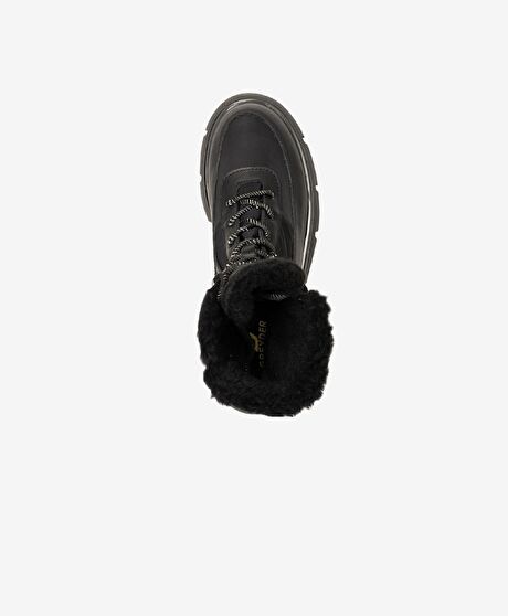 Kadın Siyah Hakiki Deri Casual Bot