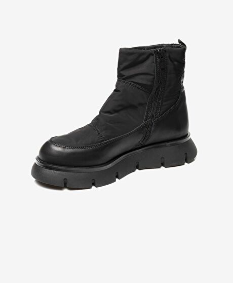 Kadın Siyah Hakiki Deri Casual Bot