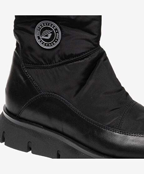 Kadın Siyah Hakiki Deri Casual Bot