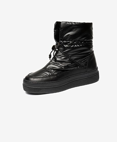 Kadın Siyah Hakiki Deri Casual Bot