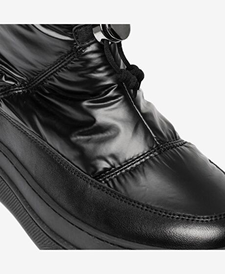 Kadın Siyah Hakiki Deri Casual Bot