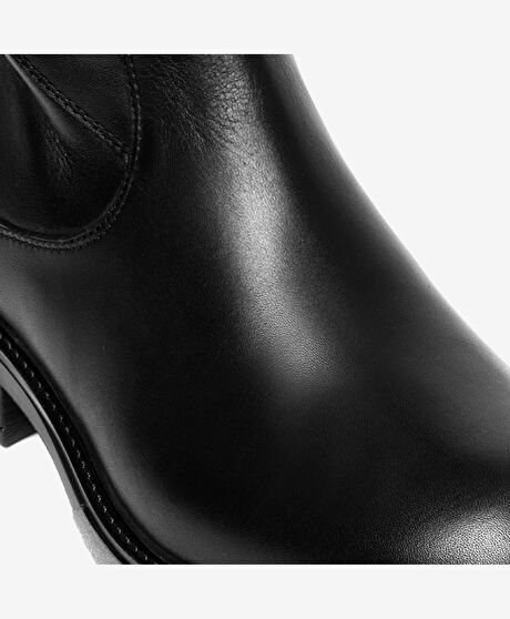 Kadın Siyah Hakiki Deri Çizme