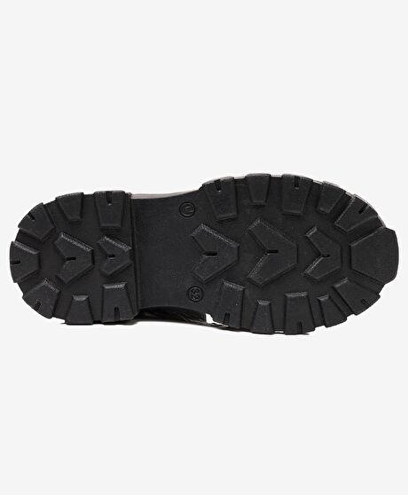 Erkek Çocuk Siyah Hakiki Deri Bot