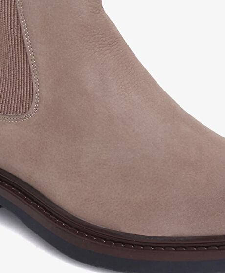 Erkek Vizon Nubuk Hakiki Deri Chelsea Bot