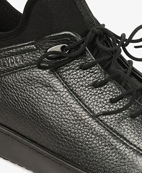 Erkek Siyah Hakiki Deri Casual Ayakkabı