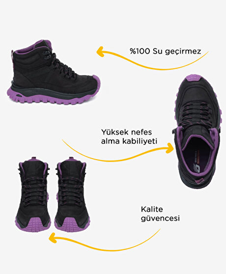 Siyah Mor Su Geçirmez Bot