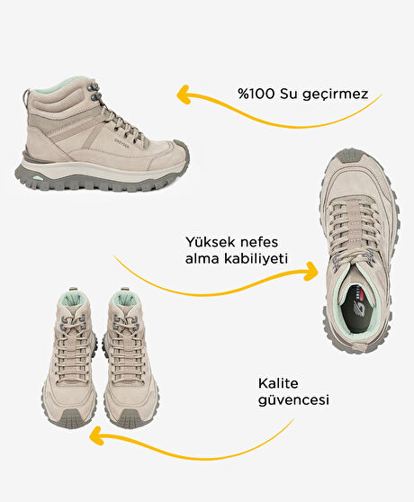 Gri Yeşil Su Geçirmez Bot