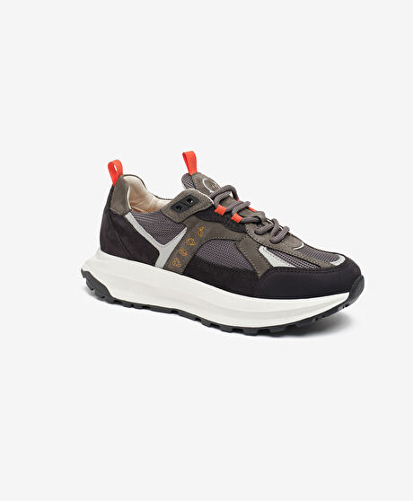 Greyder LAB Kadın Siyah Hakiki Deri Spor Ayakkabı 4K2SA45220