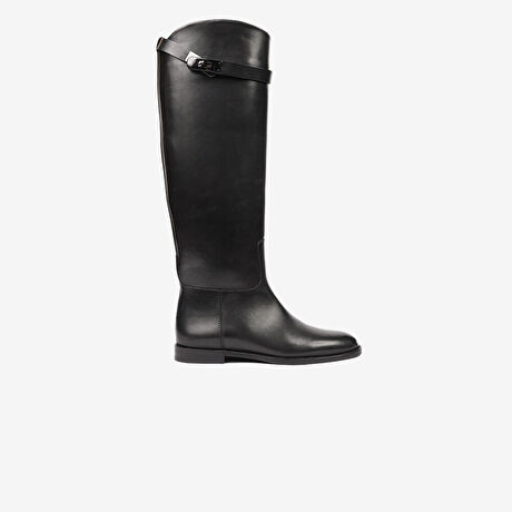 Kadın Siyah Hakiki Deri Çizme