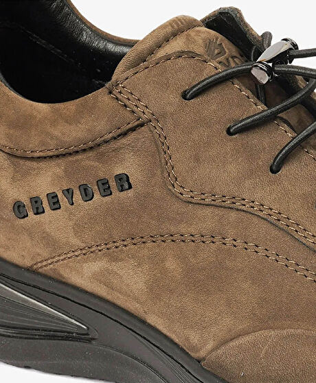 Erkek Duman Nubuk Hakiki Deri Comfort Ayakkabı