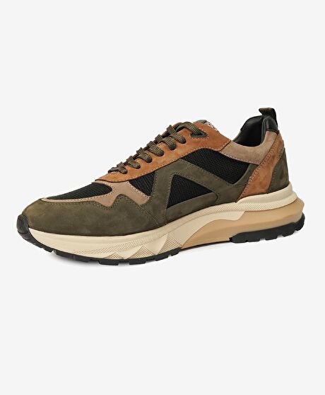 Greyder LAB Erkek Haki Kahverengi Sneaker Ayakkabı