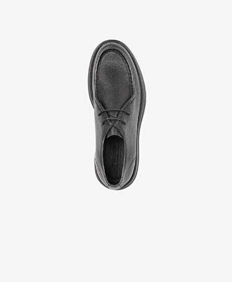 Erkek Siyah Hakiki Deri Klasik Ayakkabı