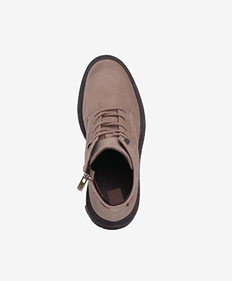 Erkek Koyu Vizon Hakiki Deri Klasik Bot