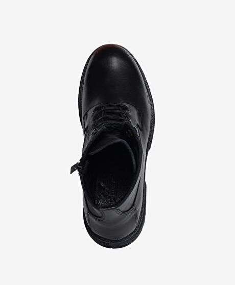 Erkek Siyah Hakiki Deri Günlük Bot