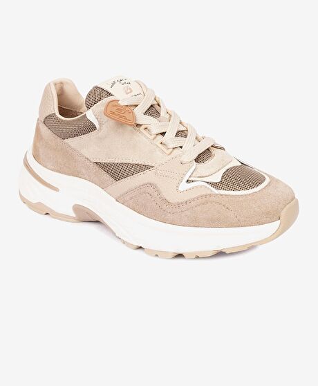 Kadın Vizon Hakiki Deri Spor Ayakkabı