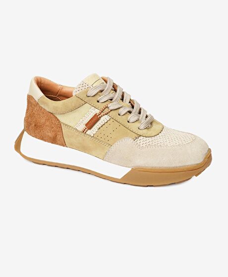 Greyder LAB Kadın Kahverengi Krem Spor Ayakkabı