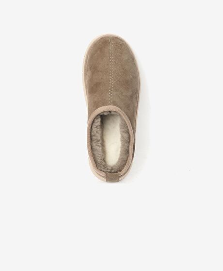 Kadın Vizon Süet Hakiki Deri Casual Ayakkabı