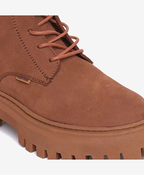 Kadın Tarçın Hakiki Deri Military Bot