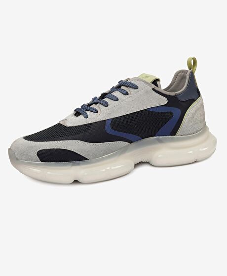 Erkek Beyaz Hakiki Deri Spor Ayakkabı