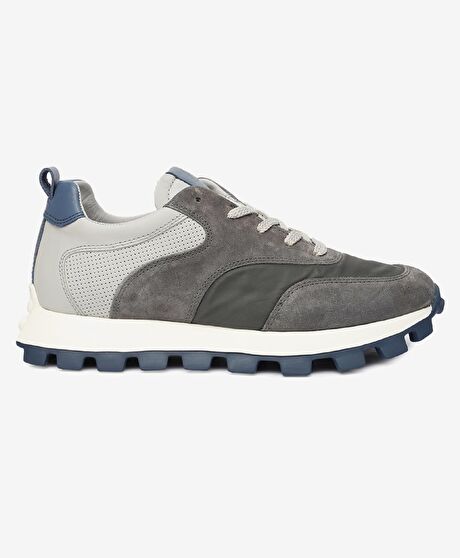 Erkek Füme Hakiki Deri Spor Ayakkabı