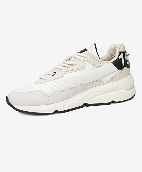 Erkek Beyaz Hakiki Deri Spor Ayakkabı