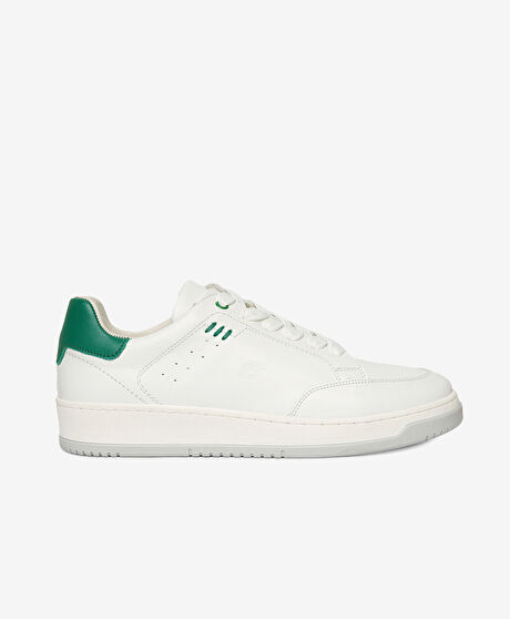 Erkek Beyaz Hakiki Deri Sneaker Ayakkabı