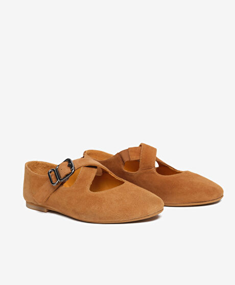 Kadın Taba Hakiki Deri Babet