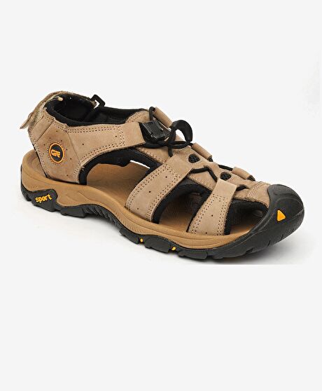 Kadın Vizon Hakiki Deri Sandalet