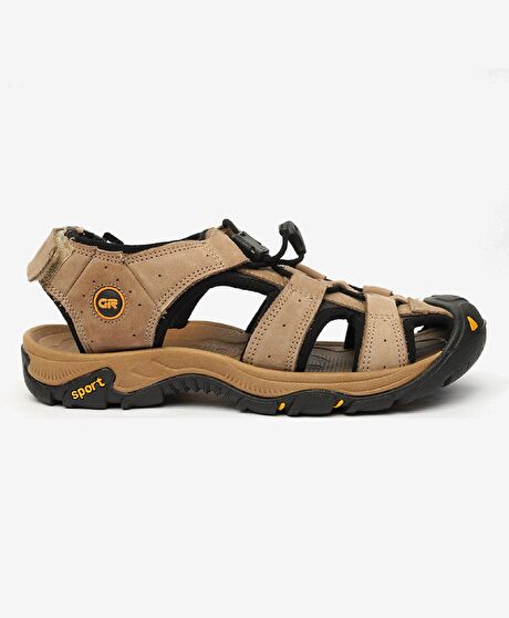 Kadın Vizon Hakiki Deri Sandalet