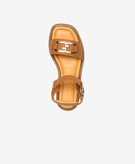 Kadın Taba Hakiki Deri Sandalet