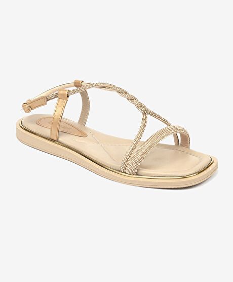 Kadın Bakır Hakiki Deri Sandalet