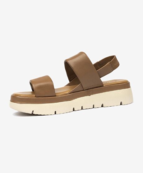 Kadın Taba Hakiki Deri Sandalet