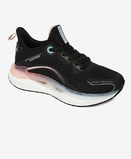 Kadın Siyah Pudra Spor Ayakkabı