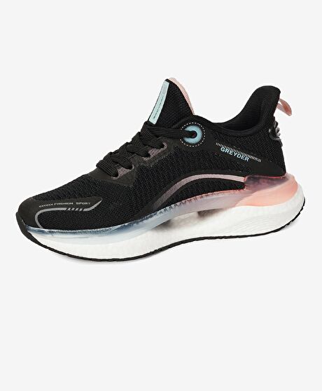 Kadın Siyah Pudra Spor Ayakkabı