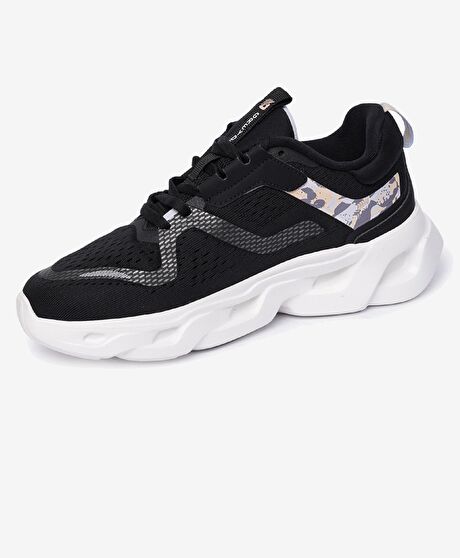 Kadın Siyah Pudra Spor Ayakkabı