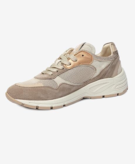 Kadın Vizon Hakiki Deri Spor Ayakkabı