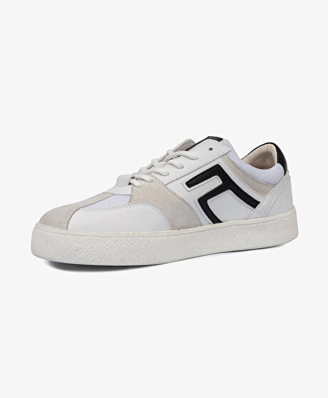 Greyder LAB Kadın Beyaz Siyah Sneaker Ayakkabı
