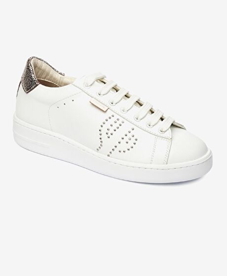 Greyder LAB Kadın Gümüş Hakiki Deri Sneaker Ayakkabı