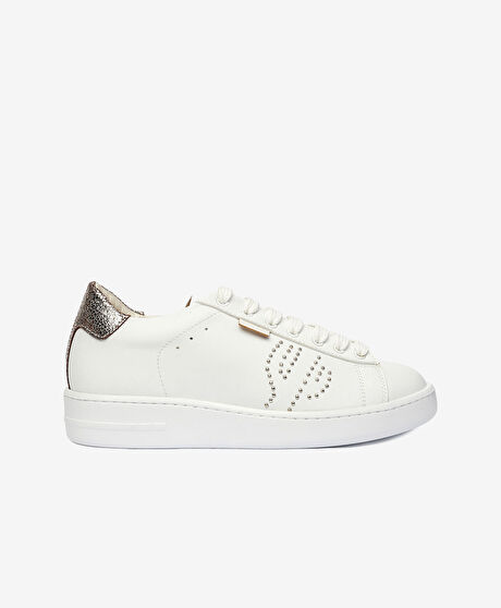 Greyder LAB Kadın Gümüş Hakiki Deri Sneaker Ayakkabı