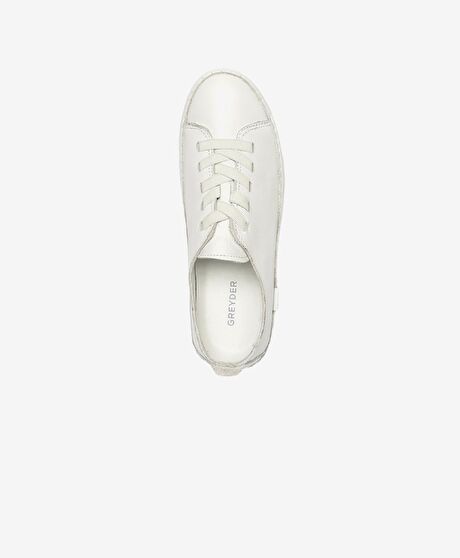 Kadın Beyaz Hakiki Deri Casual Ayakkabı