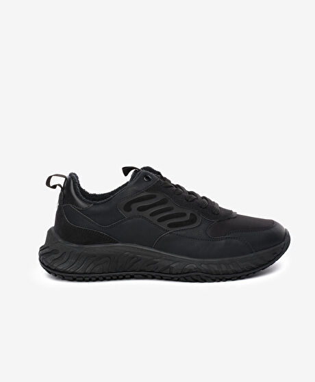 Greyder LAB Erkek Siyah Hakiki Deri Spor Ayakkabı