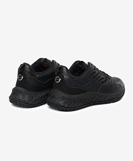 Greyder LAB Erkek Siyah Hakiki Deri Spor Ayakkabı