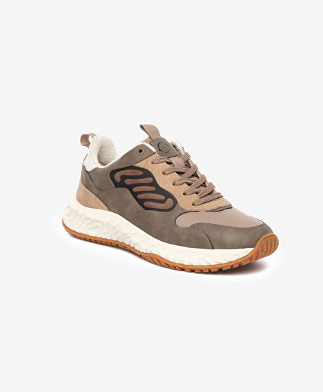 Greyder LAB Erkek Taba Hakiki Deri Spor Ayakkabı